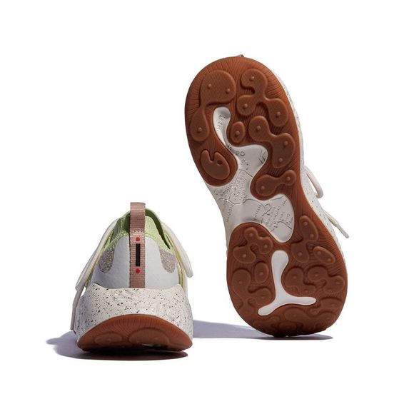 UIN Women's Platform Casual Comfortable Fashion Sneaker (Raspberry Matcha Brava) - Picture 5 of 8